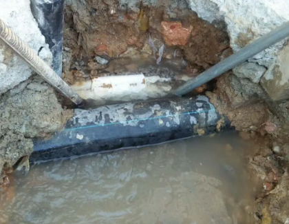 德城测漏水之水管漏水